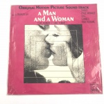 COLECIONISMO - Disco de vinil , Lp   / Trilha sonora do filme A MAN AND A WOMAN , music de FRANCIS LAI  de 1966 , em bom estado de conservação