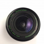 COLECIONISMO - Lente de câmera fotográfica japonesa da Quantaray, Multi-coated; 1:2.8 / 28mm. No estado. Sem teste de funcionamento.