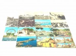 COLECIONISMO  - 14 ( catorze ) cartões postais estrangeiros , sendo : 9 ( nove ) coloridos e 5 ( cinco ) em preto e branco em excelente estado .