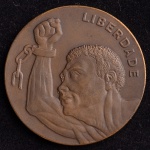 Medalha Comemorativa, Abolição da Escravatura no Ceará - 1884/1984, Casa da Moeda do Brasil, Bronze, Peso 23 g, Diâmetro 40 mm,, Muito Bem Conservada.