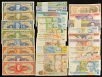 Cédulas Brasileiras, Diversos Períodos, sem Repetidas, Excelente para fazer uma Coleção por Tipo dentro do Período 1945/1993, Totalizando 30 Cédulas, Soberbas e Flor de Estampas.