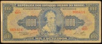 Cédula Brasileira, Valor 1000 Cruzeiros, 1ª Estampa, Período de Circulação 1943/1960, Série 937ª - Chancelas Claudionor de Souza Lemos/Lucas Lopes, Efígie Pedro Álvares Cabral, Bem Conservada.
