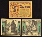 Cédulas NOTGELD da ALEMANHA, Flor de Estampas.