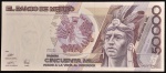Cédula do MÉXICO, Valor 50.000 Pesos, Data 10/01/1990, Flor de Estampa.