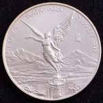 MÉXICO, 1 Onça de Prata 999, Ano 2005, Peso 31 g, Ótima para Investimento, Flor de Cunho.