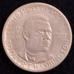 Moeda Comemorativa, USA - Memorial Booker T. Washington, Valor Half Dollar, Data 1946, Prata, Peso 12,5 g, Soberba/FC.