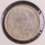 Medalha do Vaticano, João Paulo II, Níquel Prateado, Flor de Cunho.