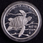 Moeda Estrangeira, MÉXICO, Série Ibero  Americana, Comemorativa ao Encontro de Dois Mundos, Valor 5 Novos Pesos, Ano 1994, Prata, Peso 27 g, Proof - Flor de Cunho.