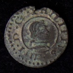 Moeda Estrangeira, ESPANHA, Felipe IV, Valor 4 Maravedis, Ano 1661/1664, Cobre, Muito Bem Conservada.