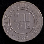 Moeda Brasileira, Valor 200 Reis, Ano 1935, Níquel, Muito Bem Conservada/Soberba.