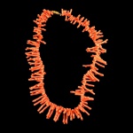 COLAR DE CORAL - MED COLAR ABERTO 42 CM. 