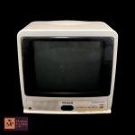 COLECIONISMO - ANTIGA TV PHILCO BABYVISION, MODELO PCR-1046,  60HZ, 53W. - MED 26 X 32 X 26 CM. LIGANDO.