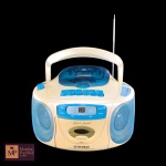 COLECIONISMO - LENOXX SOUND RÁDIO CD PLAY E TOCA FITAS, AMFM, SEM CABO. FUNCIONANDO. - MED 18 X 21 X 28 CM. 