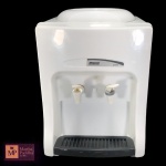 BEBEDOURO ELÉTRICO ADVANCED PARA GALÃO DE ÁGUA, COM DUAS TEMPERATURAS, NA COR BRANCA EM INOX E MATERIAL PLASTICO - MED 39 X 29 X 30 CM. - EM BOM ESTADO.
