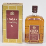 BEBIDAS - Logan - Whisky escocês 12 anos Deluxe Scotch Whisky, 1 litro  - Lacrado