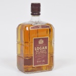 BEBIDAS - Logan - Whisky escocês 12 anos Deluxe Scotch Whisky, 1 litro  - Lacrado