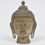 DEUSA SHIVA - Escultura em bronze dourado e cinzelado. Med: 17cm