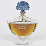 PERFUME - Guerlain Shalimar - Frasco de perfume de coleção frances em cristal baccarat marcado  do ano 1950. com embalagem original. 15cm