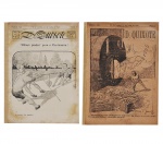 COLECIONISMO - Revistas(2) Don Quixote, edição de 1921 tendo como ilustrador Kalixto, grande caricaturista, contendo jogos, passatempos, críticas, humor, poesia, literatura e uma infinidade de anúncios raros de época.