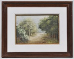 PAISAGEM - Óleo sobre tela assinado no CIE e medindo: 34 x 23cm