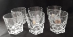 Seis copos shot em vidro Santa Maria Resistente e seguro -Diâmetro:  0,7 cm e Altura:  7,5 cm
