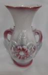 Antiga jarra decorativa em porcelana - Altura: 22 cm - Lote com rachaduras
