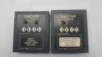 Lote 02 Jogos Cartuchos Fitas de Atari Dactar Clone de Atari