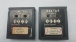 Lote 02 Jogos Cartuchos Fitas de Atari Dactar Clone de Atari 4 em 1.Não TestadoNão garantimos o funcionamento caso o envio seja feito pelos correios ou transportadora.