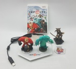 Disney Infinity Starter Pack Wii-Jogo Original. Infinity Base.- Infinity Play Sets:Universidade Monstros, Piratas do Caribe, e Os Incríves- Personagens Infinity: Sr. Incrível, Jack Sparrow, e Sulley.- Disco de poder InfinityTestado e Funcionando. Não garantimos o funcionamento caso o envio seja feito pelos correios ou transportadora