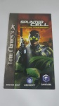 Manual para Console Videogame Nintendo Game Cube Splinter Cell - Pandora Tomorrow.Original em Excelente Estado de Conservação