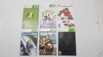 Lote Com 06 Manuais de Jogos para Console Videogame Xbox 360 Originais em Excelente Estado de Conservação