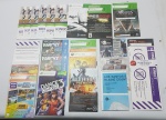 Lote Com 29 Manuais,Folhetos,Encartes, Códigos de Ativação de Console Videogame Xbox 360, Incluindo o Manual do GTA V Com o Mapa!