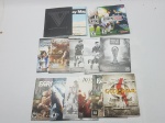 Lote Com 14 Manuais,Folhetos,Encartes, Códigos de Ativação Para Videogame Console Playstation 3 - PS3 , Incluindo o Manual do GTA V Com o Mapa e o Manual do God Of War!