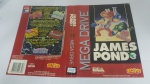 Encarte Para Jogo de Console Mega Drive Tectoy James Pond 3 Original em Excelente Estado de Conservação