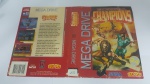 Encarte Para Jogo de Console Mega Drive Tectoy Eternal Champions Original em Excelente Estado de Conservação