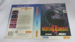 Encarte Para Jogo de Console Master System Tectoy Mortal Kombat II Original em Excelente Estado de Conservação