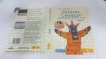 Manual Para Jogo de Console Master System Tectoy Nuclear Criature  Original em Excelente Estado de Conservação