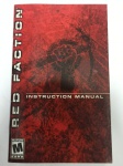 Manual de Playstation 2 - Ps2 Original do Jogo Red Faction, em Perfeito Estado de Conservação