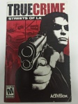 Manual de Playstation 2 - Ps2 Original do Jogo True Crime, em Perfeito Estado de Conservação