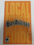 Manual de Playstation 2 - Ps2 Original do Jogo Grand Theft Auto San Andreas, em Perfeito Estado de Conser