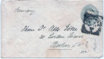 AV9342 - Envelope Circulado de Londres - Inglaterra para Berlin - 29 de Setembro de 1892 - Peça Rara