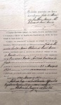 GA044 - Certidão de habilitação para casamento, emitida por escrivão, em 1920. R$ 30,00