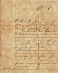 GA174 - Carta Emitida pelo Gab. Do Ministerio dos Negocios da Guerra - Informando do envio de Verba para as Festifidades da Patria - 14 de Outubro de 1863
