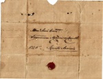 GA176 - Carta e Envelope com Lacre IMPERIAL - Emitida para o Sr. Francisco Moreira de Carvalho em 28 de Julho de 1866