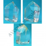 AV9465 - Cristal Heptagonal - Lapidado - 6 cm x 4,0cm