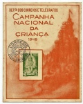 FA09 - Folhinha Autorizada dos Correios - Campanha Nacional da Criança - 1948