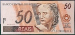 JG047A - Cédula Brasil - 50 Reais - 1998 - Pedro Malan/Gustavo Franco - C315 - FE