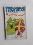 Gibi ou HQ - Almanaque da Mônica nº 24, ano 1972, editora Abril, primeira folha com rasgo, possui assinatura na capa.