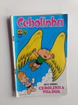 Gibi ou HQ - Cebolinha nº 7, ano 1973, editora Abril, possui assinatura na capa.