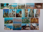 Colecionismo Cartão Postal Fotografia. Cartofilia. Lote com 19 cartões postais antigos de Salvador e Ilhéus, Bahia.